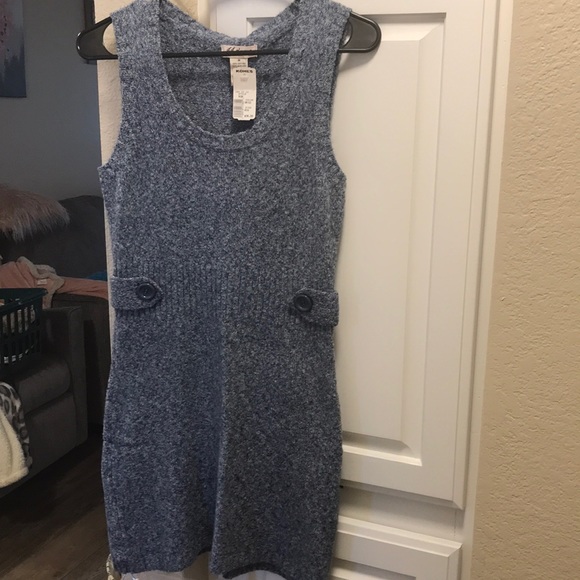 3 for $15 🦋🦋 J.J. always blue sleeveless sweater dress NWT - Picture 1 of 8
